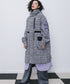 Check Utility Pocket Coat